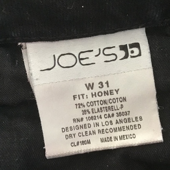 JOE's JEANS W31 BLACK BOOT CUT 5 POCKET - Picture 4 of 9